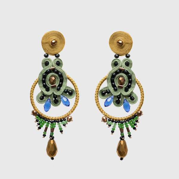 Pendientes Saint-Honoré Pistache